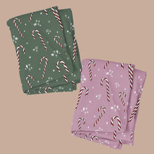 Load image into Gallery viewer, Scattered Candy Canes (Mauve) | Seamless Pattern
