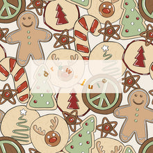 Load image into Gallery viewer, Rad Christmas Cookies (Green) | Seamless Pattern
