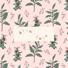 Load image into Gallery viewer, Holiday Greenery (Pink) | Seamless Pattern
