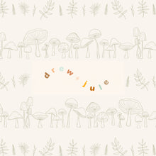 Load image into Gallery viewer, Mushroom Stripes (Sage) | Seamless Pattern
