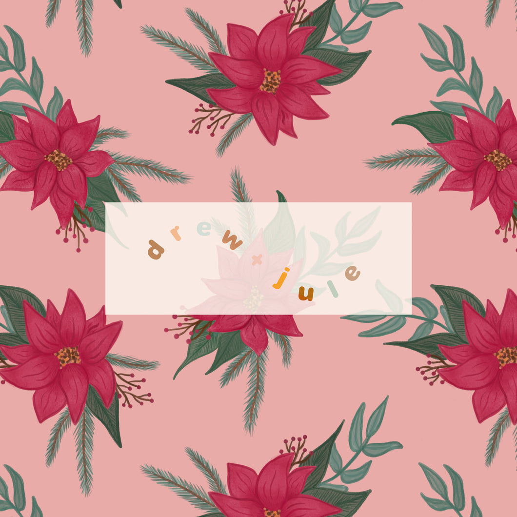 Poinsettia | Seamless Pattern