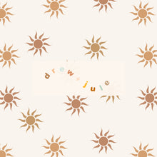 Load image into Gallery viewer, Summer Suns (Brown)| Seamless Pattern
