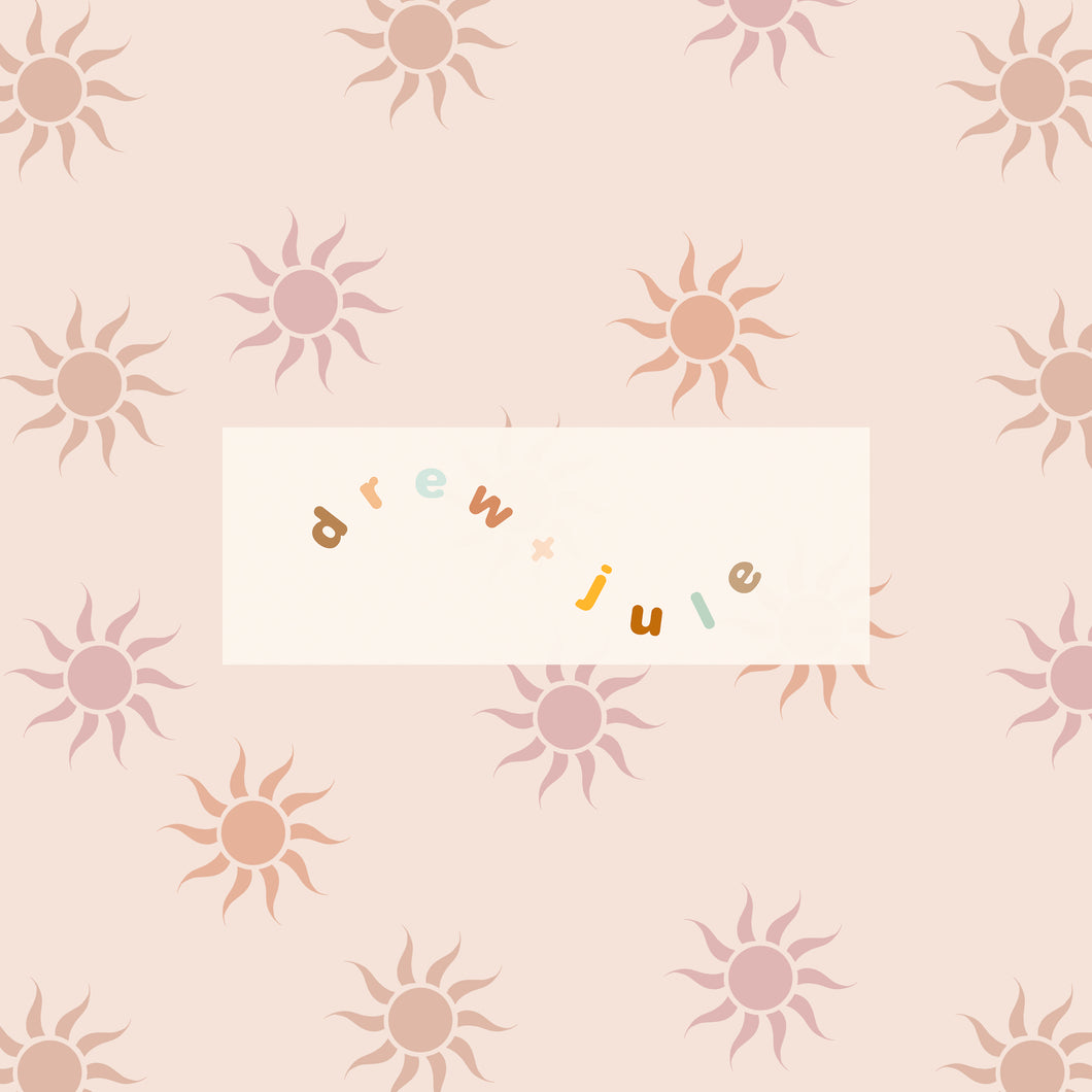 Summer Suns (Pink)| Seamless Pattern