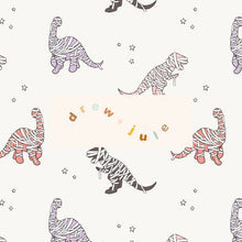 Load image into Gallery viewer, Dino Mummies (Pink) | Seamless Pattern
