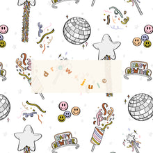 Load image into Gallery viewer, Happy New Year (White) | Seamless Pattern
