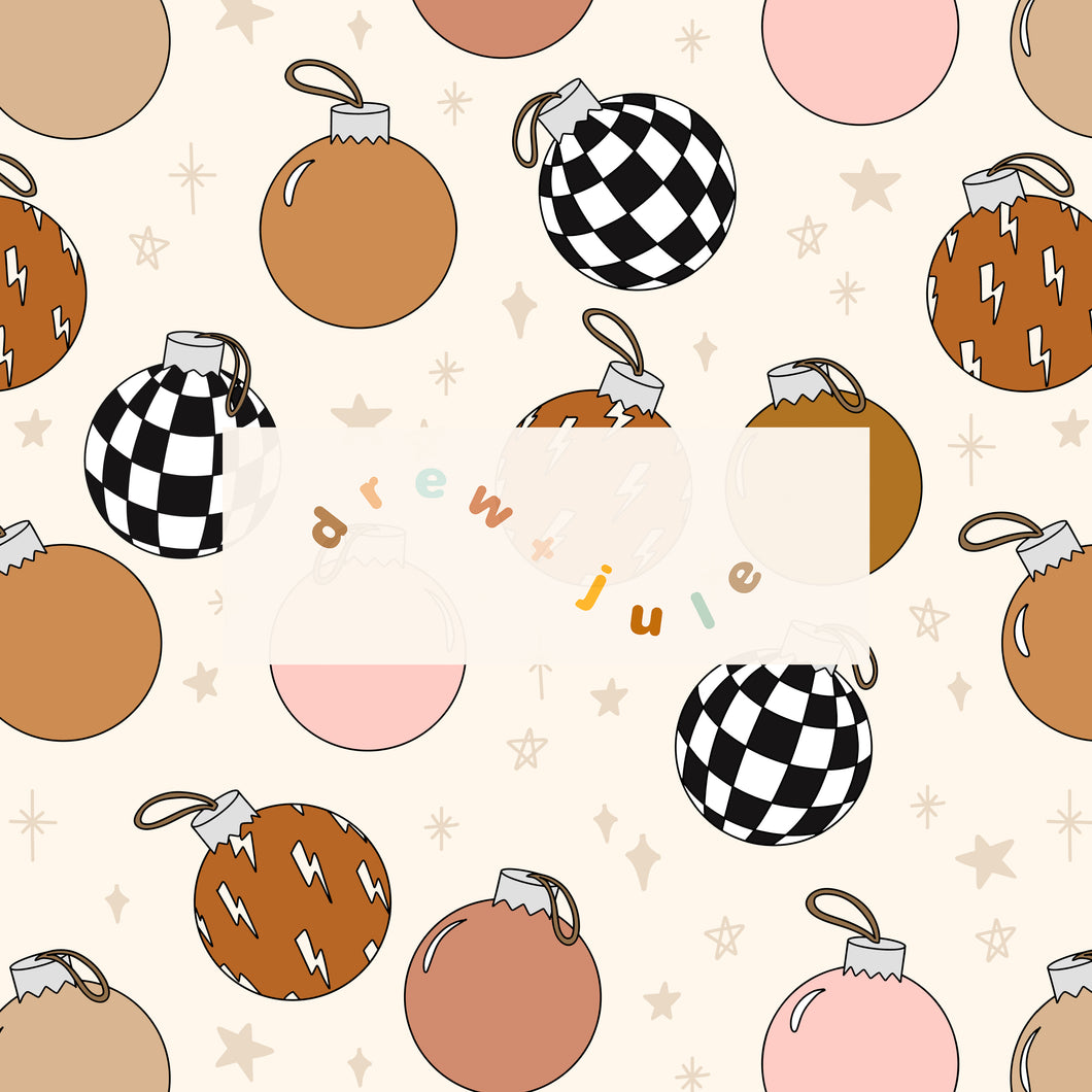Hip Ornaments (Pink) | Seamless Pattern