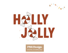 Load image into Gallery viewer, Holly Jolly - Red | PNG Design
