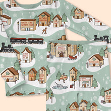 Load image into Gallery viewer, North Pole Village (Green) | Seamless Pattern
