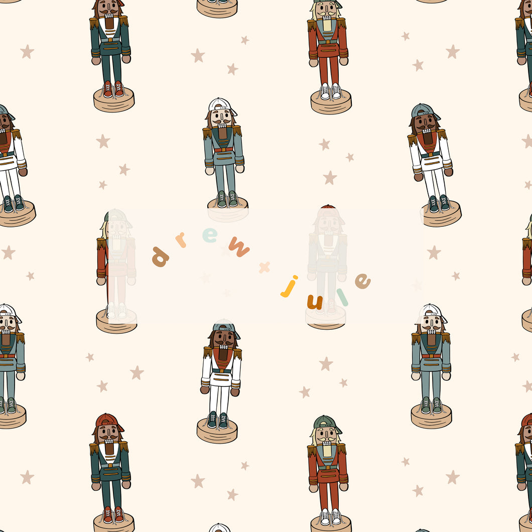 Nutcrackers (Green) | Seamless Pattern