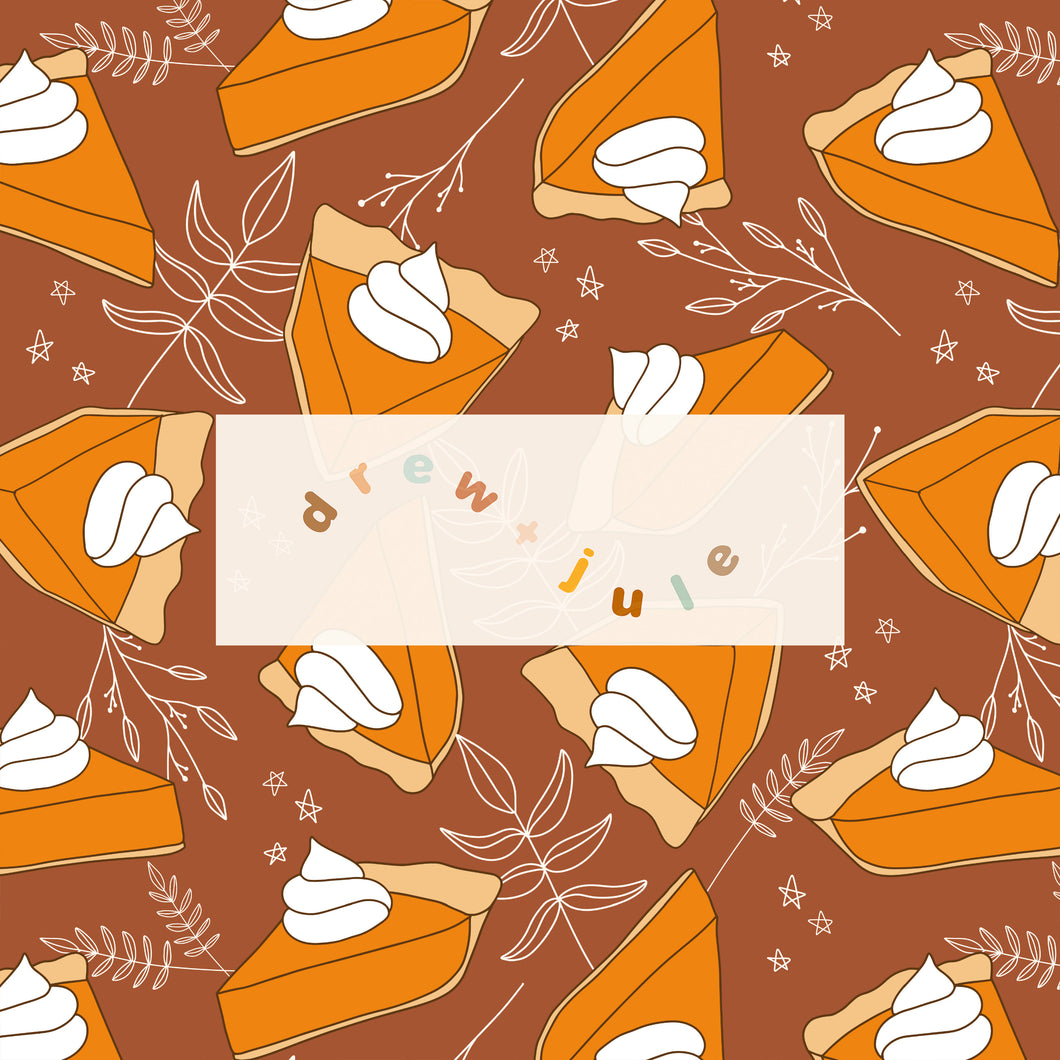 Pumpkin Pie | Seamless Pattern