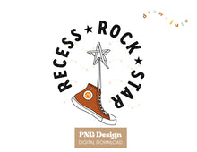 Load image into Gallery viewer, Recess Rock Star (Brown) | PNG Design
