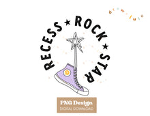 Load image into Gallery viewer, Recess Rock Star (Purple) | PNG Design
