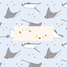 Load image into Gallery viewer, Stingrays (Blue) | Seamless Pattern
