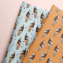 Load image into Gallery viewer, Twisty Cone (Blue) | Seamless Pattern
